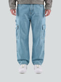 Pantalón con protecciones CE - Cargo Jeans Washed Blue
