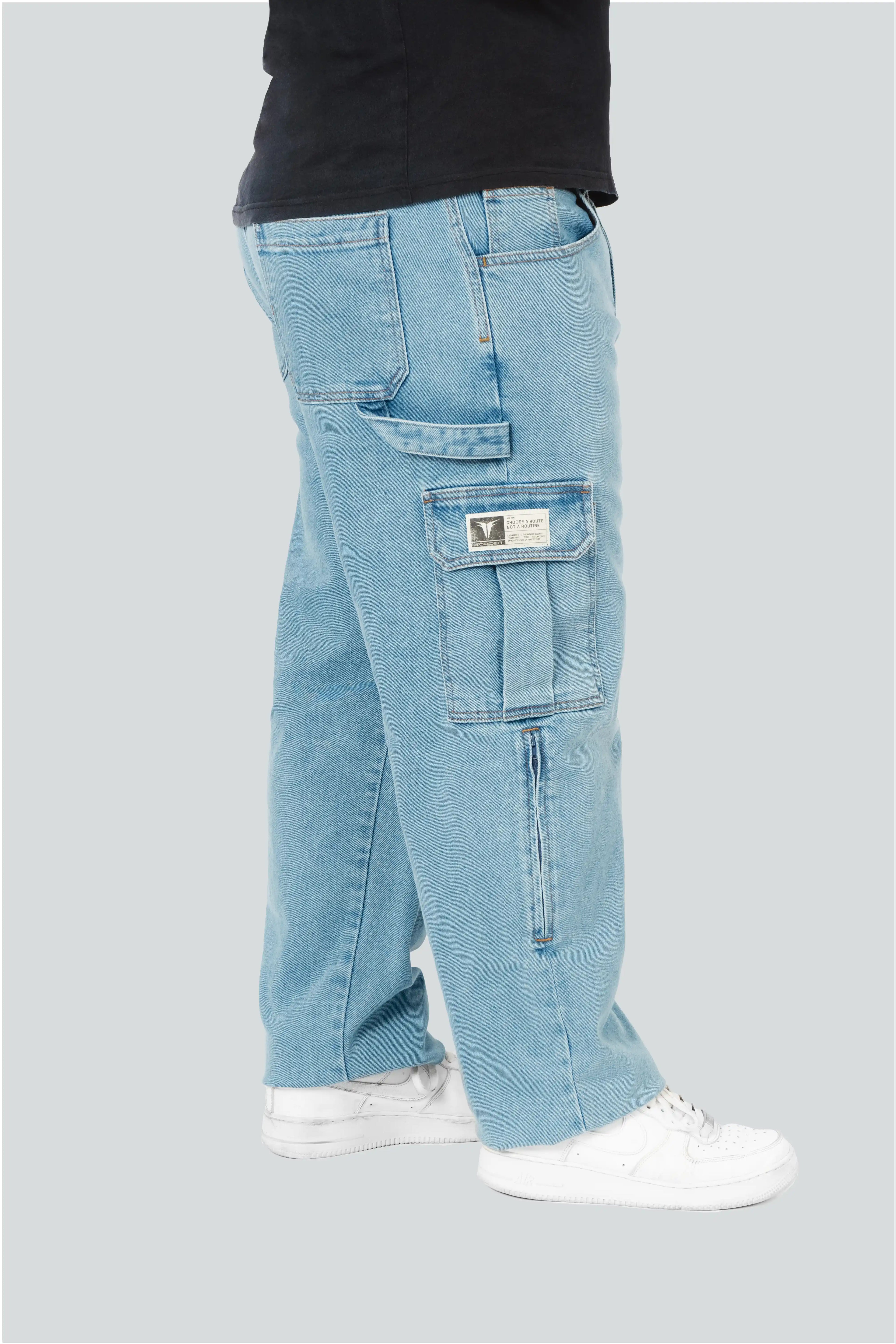 CARGO JEANS WASHED