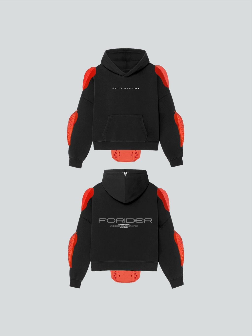 "NOT A ROUTINE" HOODIE