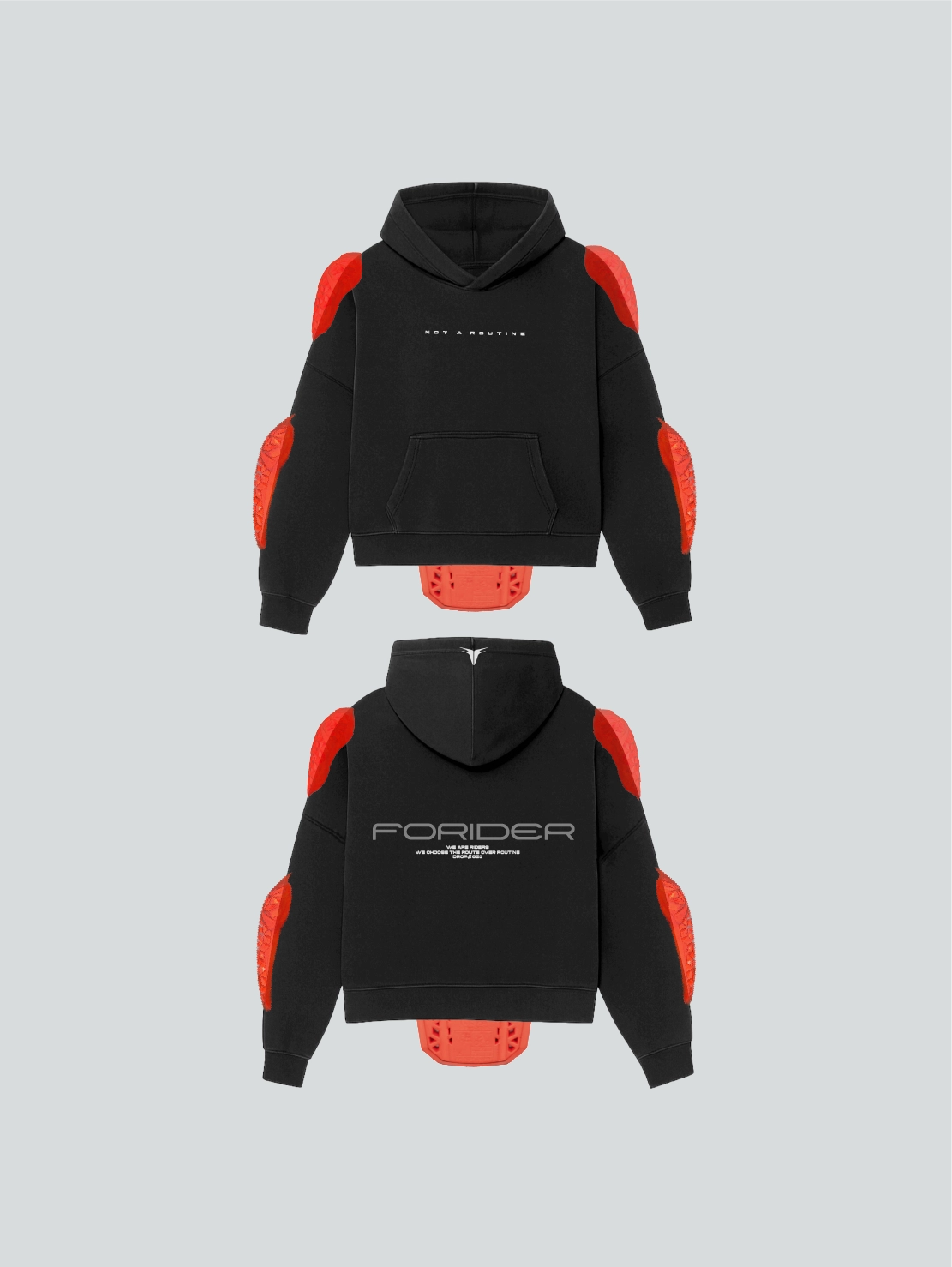 "NOT A ROUTINE" HOODIE