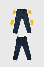 Pantalón con protecciones CE - Cargo Jeans Raw Blue