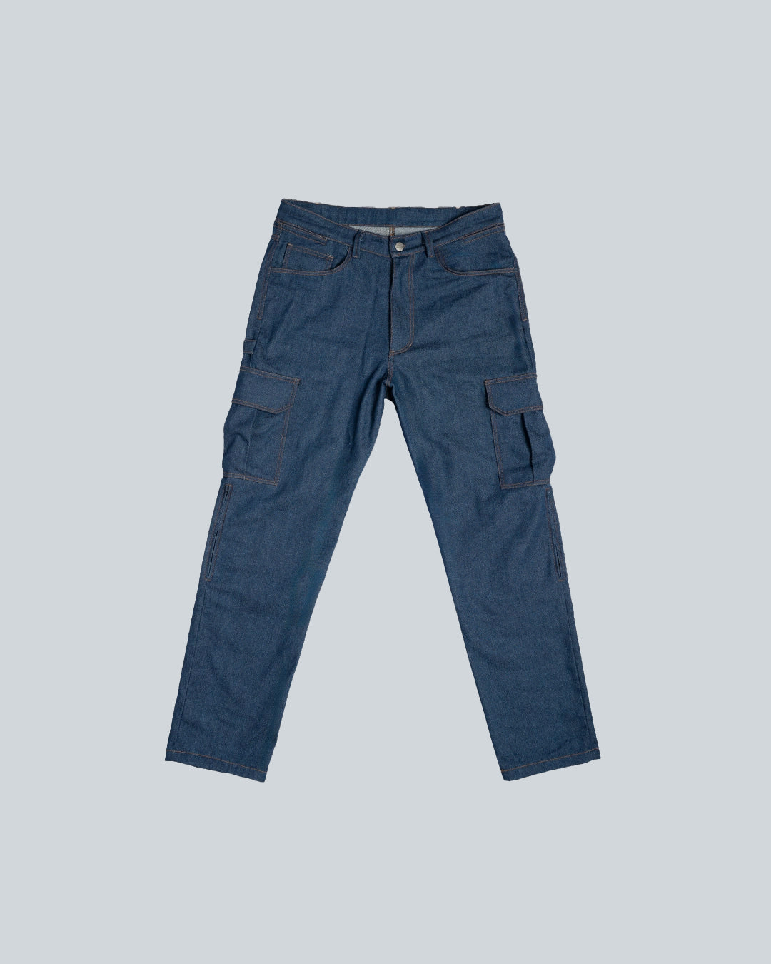 Pantalón con protecciones CE - Cargo Jeans Raw Blue