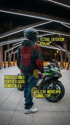 Sudadera con protecciones "NOT A ROUTINE" Negra